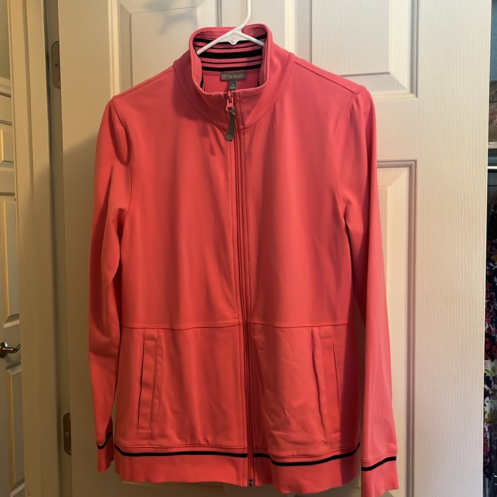 T by Talbots pink track jacket
